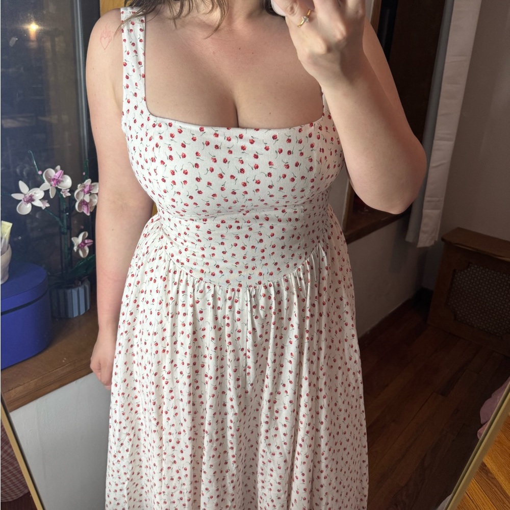 Caroline Constas floral dress